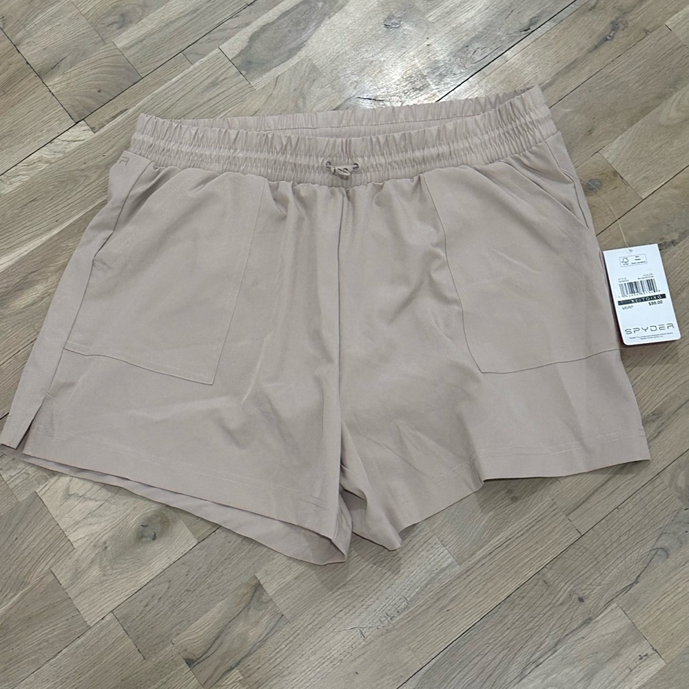 Spyder Women's Beige Athletic Shorts